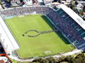 Foto aérea do Estádio Jaconi